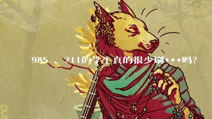 985 、211的学生真的很少刷***吗？