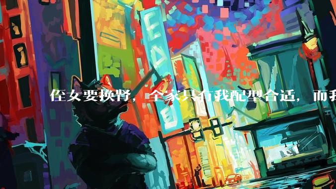侄女要换肾，全家只有我配型合适，而我才25，我不知道要怎么办？?